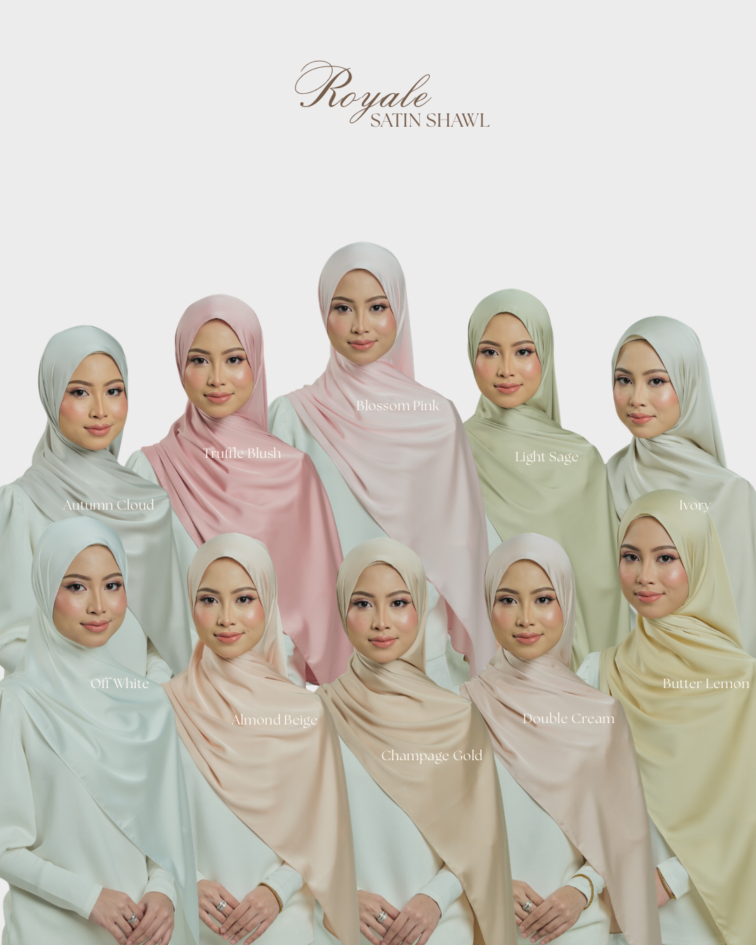 Royale Satin Shawl As-Is