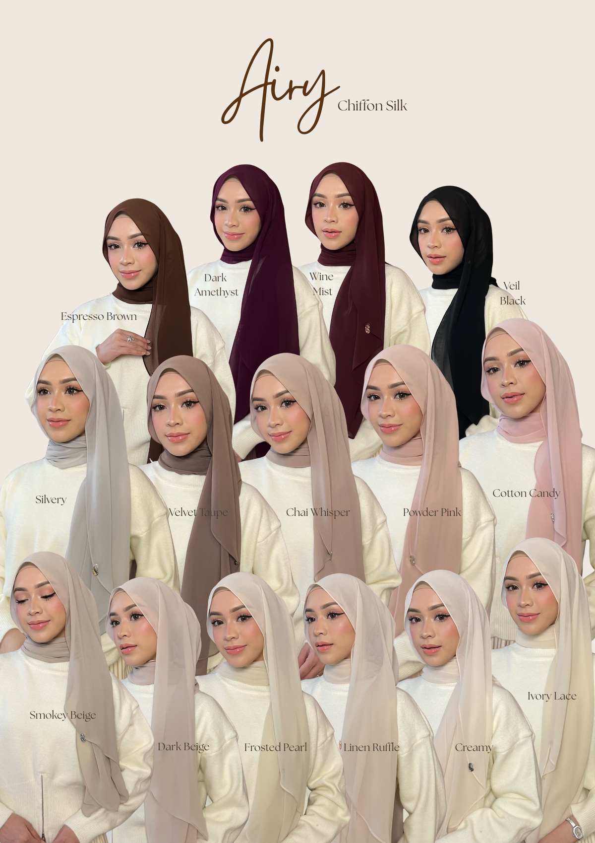 Airy Chiffon Silk